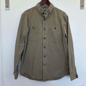 Carhartt Men’s Shirt Buttondown - Large.